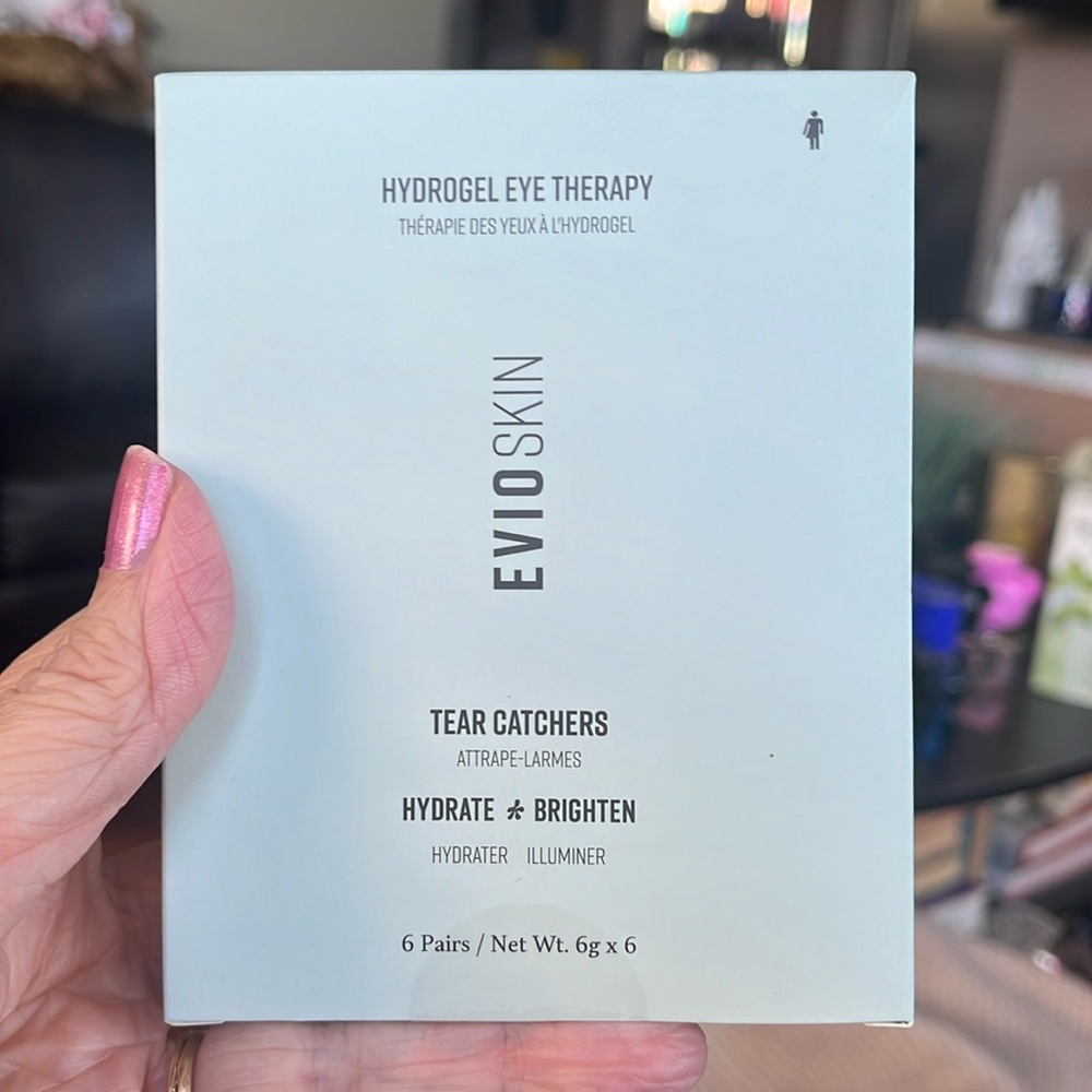 NEW still sealed Evioskin Hydrogel Eye Therapy Tear Catchers.  6 Pairs.  Sealed!